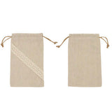 Jute Laced Drawstring Pouch Executive Corporate Gifts Singapore