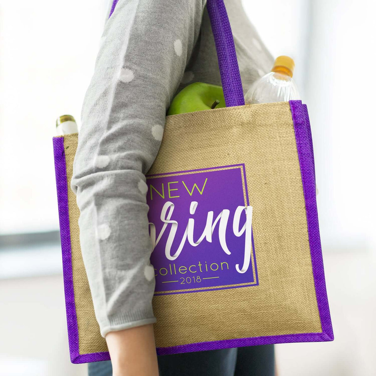 Monza Jute Tote Bag Corporate Gift Singapore