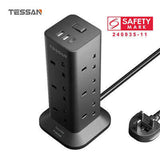 TESSAN Socket Tower 12 Ways Outlet Extension Plug with Multi Plugs Corporate Gifts Singapore