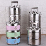Stainless Steel Tiffin Thermal Lunch Box Executive Corporate Gifts Singapore