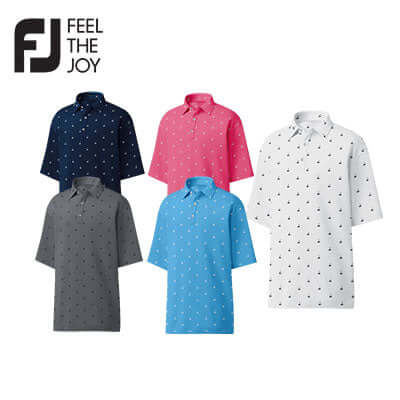 Footjoy ProDry Lisle Golf Print Polo T-Shirt Executive Corporate Gifts Singapore