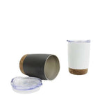 12oz Cork Base Double Wall Stainless Steel Cup Executive Corporate Gifts Singapore