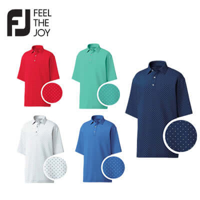 Footjoy Diamond Print Lisle Polo T-Shirt Executive Corporate Gifts Singapore