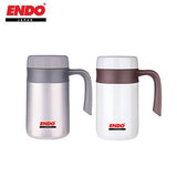 ENDO 400ML Double Stainless Steel Mug With Fine Porcelain Interior Executive Corporate Gifts Singapore