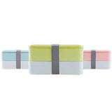 2-Tier Lunch Box with Rubber Tie Executive Corporate Gifts Singapore