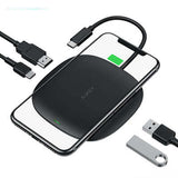 Aukey CB-C70 5-in-1 Unity Wireless Charging USB-C Hub Executive Gifts Singapore