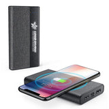 Fabric Design 10000mAh Wireless Power Bank Executive Corporate Gifts Singapore