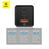 Baseus GaN 65W Mini Fast Charger Executive Gifts Singapore