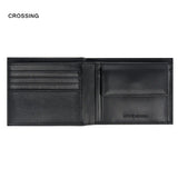 Crossing Elite Bi-fold Leather Wallet With Coin Pouch RFID Executive Gifts Singapore