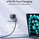Aukey PA-B6U 67W UFCS 3-Port Wall Charger Executive Gifts Singapore