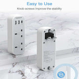 TESSAN Vertical Socket Extension Adaptor with 3 USB Corporate Gifts Singapore