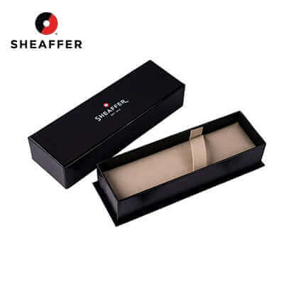 Sheaffer® Brushed Chrome Ballpoint Pen With Chrome Trim Corporate Gifts Singapore
