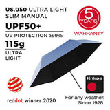 Knirps US.050 Ultraslim Manual Umbrella (UV Protection) Executive Corporate Gifts Singapore
