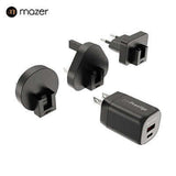 Mazer GaNPrestige 35W GaN Wall Charger with Travel Pins (2 Ports) Executive Corporate Gifts Singapore
