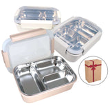 Stainless Steel Lunch Box with PP Layer Executive Corporate Gifts Singapore