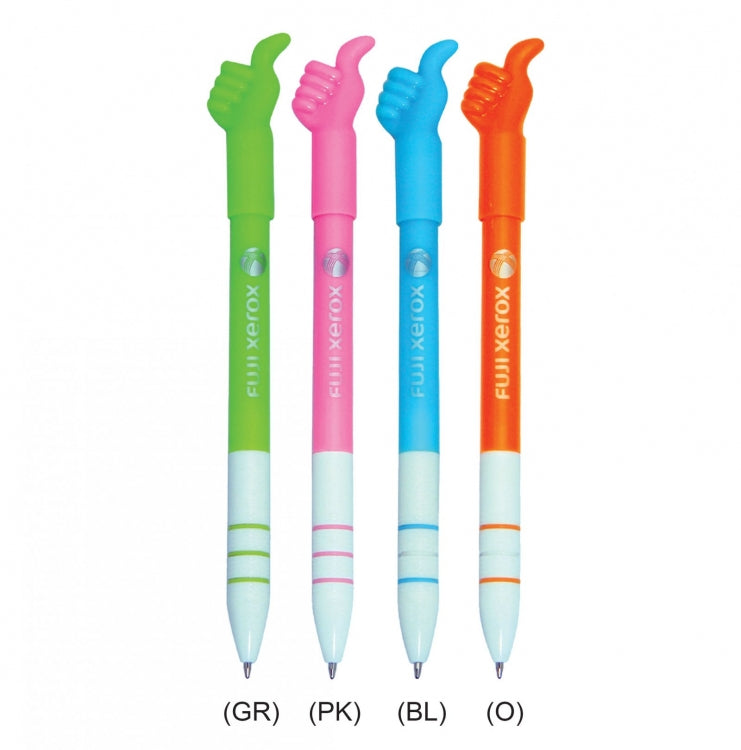 Plastic Pen with Thumb Up Cap Executive Gifts Singapore