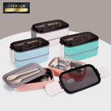 2 Tier Lunch Box Executive Corporate Gifts Singapore