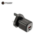Mazer GaNPrestige 20W GaN Wall Charger US + UK Pin (2 Ports) Executive Corporate Gifts Singapore