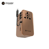Mazer PD100W GaN Universal Travel Charger With Built-in USB C Cable Executive Corporate Gifts Singapore