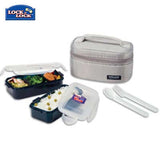 Lock & Lock 2-tier BPA Free Lunch Box with Cutlery Executive Corporate Gifts Singapore
