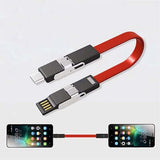 4 in 1 Magnetic Keychain USB Charging Cable Executive Corporate Gifts Singapore