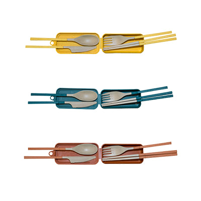 wheat Fiber Foldable Cutlery Set Executive Gifts Singapore