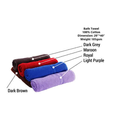 185gsm Cotton Bath Towel Executive Corporate Gifts Singapore