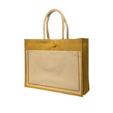 Laminated Jute Bag with Button Executive Corporate Gifts Singapore