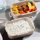 Eco-Friendly Wheat Fiber Lunch Box, - No divider Executive Corporate Gifts Singapore