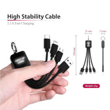 3 in 1 Fast Charging Cable (Rectangular) Executive Corporate Gifts Singapore