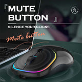 Rechargeable Wireless Mouse with Ergonomic Stressless Gripping Executive Corporate Gifts Singapore