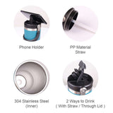 900ml Thermo Flask with Straw Executive Corporate Gifts Singapore