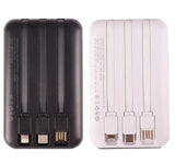 Fast Charging Wireless Powerbank With Built-In 3 Cables Executive Corporate Gifts Singapore
