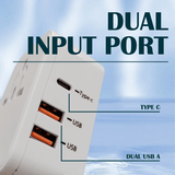 Travel Adaptor With PD20W Quick Charge Executive Gifts Singapore