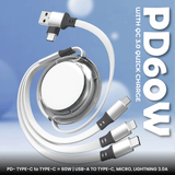 3 IN 2 Quick Charge Cable With Data Transfer Executive Gifts Singapore