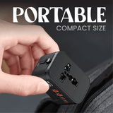 World Travel Adaptor With 3.4A Fast Charge Executive Gifts Singapore