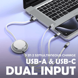 3 IN 2 Quick Charge Cable With Data Transfer Executive Gifts Singapore