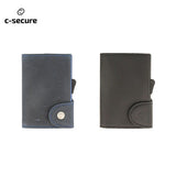 C-Secure Italian Leather Wallet With Coin Pouch Executive Gifts Singapore