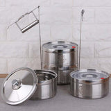 Stainless Steel Tiffin Thermal Lunch Box Executive Corporate Gifts Singapore