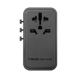 Momax 1-World Universal 4-Port Travel GaN Charger 140W + USB-C Cable Executive Corporate Gifts Singapore