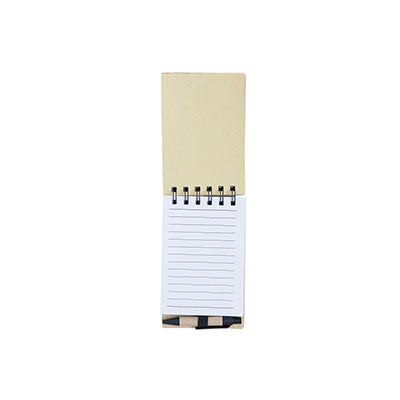 Bamboo Cover Notepad with Pen Executive Corporate Gifts Singapore