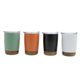 12oz Cork Base Double Wall Stainless Steel Cup Executive Corporate Gifts Singapore