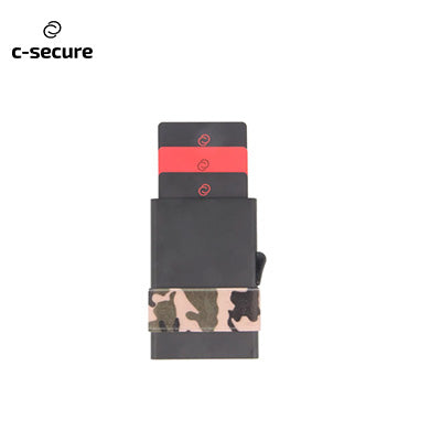 C-Secure Aluminum Cardholder With Money Band Executive Gifts Singapore