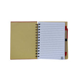 Eco-Friendly Recycled logo Cover Notepad with Pen Executive Corporate Gifts Singapore