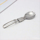 Foldable Stainless Steel Spork Travelling Cutlery Executive Gifts Singapore