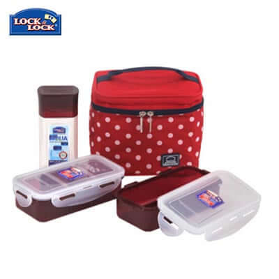 Lock & Lock 2 Pieces Lunch Box and Water Bottle Set Executive Corporate Gifts Singapore