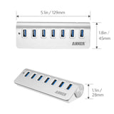 Anker Aluminum 7-Port USB 3.0 Hub Executive Gifts Singapore