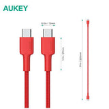 Aukey CB-CD45 60W PD 0.9m USB-C to USB-C Cable Executive Gifts Singapore