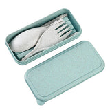 Compact Foldable Wheat Straw Cutlery Set Executive Corporate Gifts Singapore