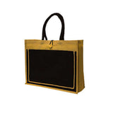 Laminated Jute Bag with Button Executive Corporate Gifts Singapore